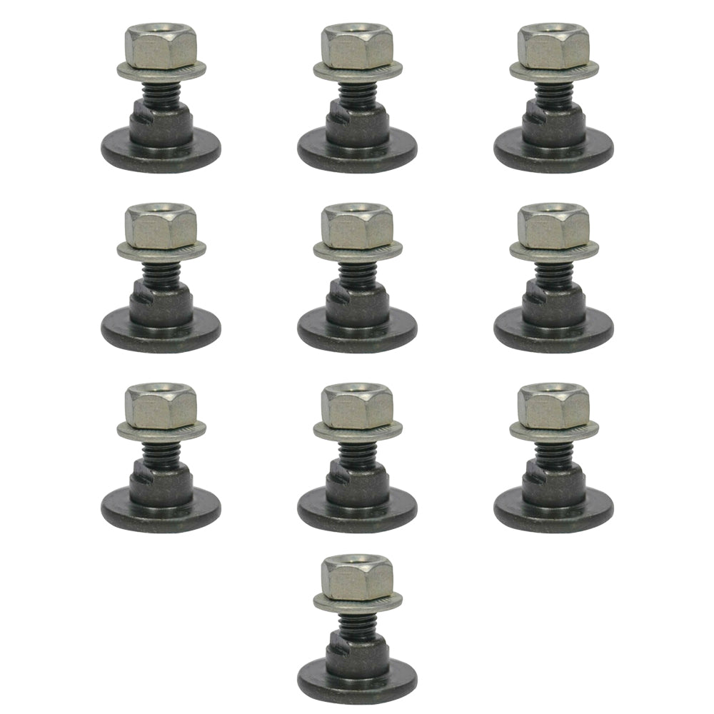 76N927 Qty 10: Disc Mower Blade Bolt Kit – Fits Kuhn