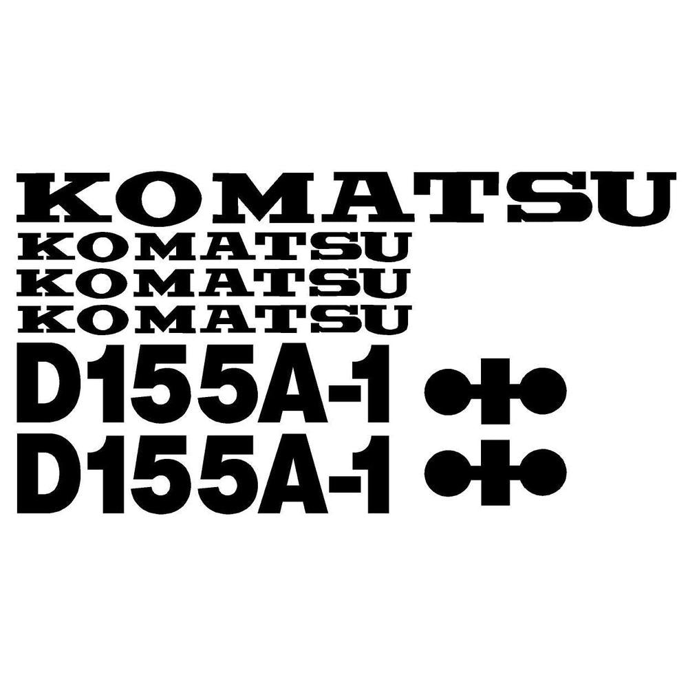 KOMD155A-1DECALSET Decal Set – Fits Komatsu