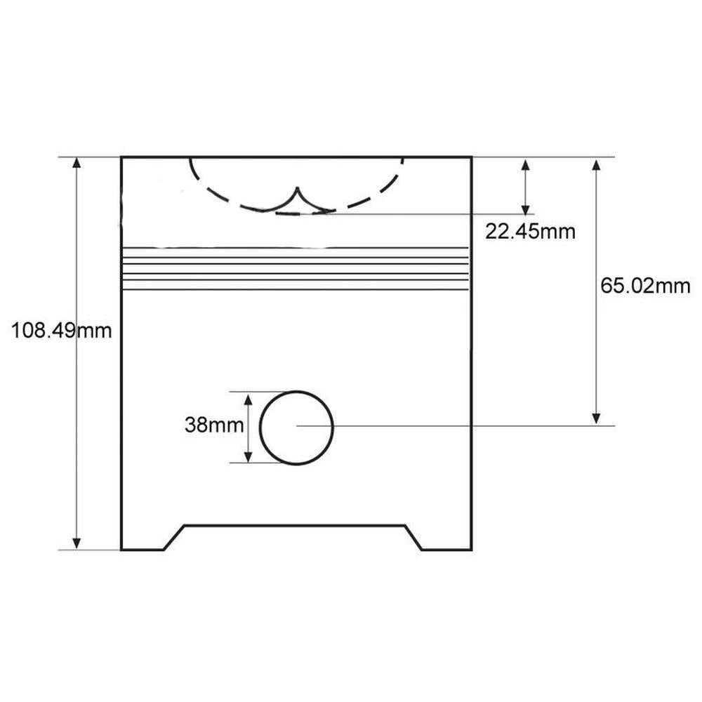 153634133 Piston & Rings - 104Mm – Fits Fiat – additional image 2