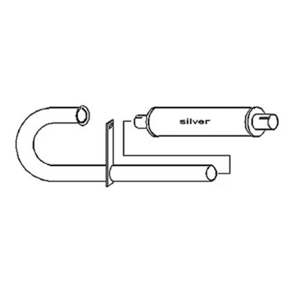 FD1010 Vertical Muffler Pipe & Clamp – additional image 2