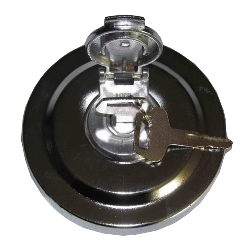 Stainless Steel Locking Fuel Cap – Fits Komatsu