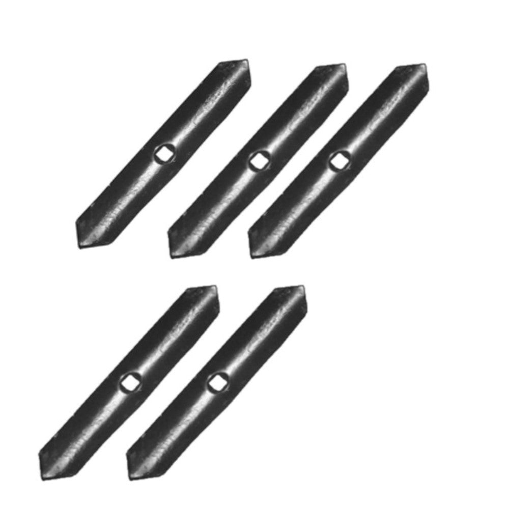 S32-0001 (5) Reversible Danish S-Tine Cultivator Points, 1-3/8" x 8" x 6mm, 3/8" Hole
