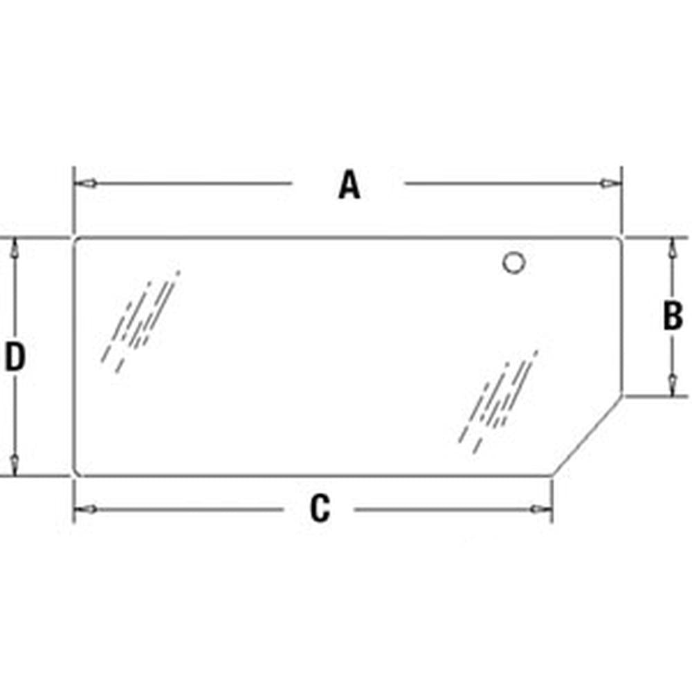 82000485-A Lower Rear Glass
