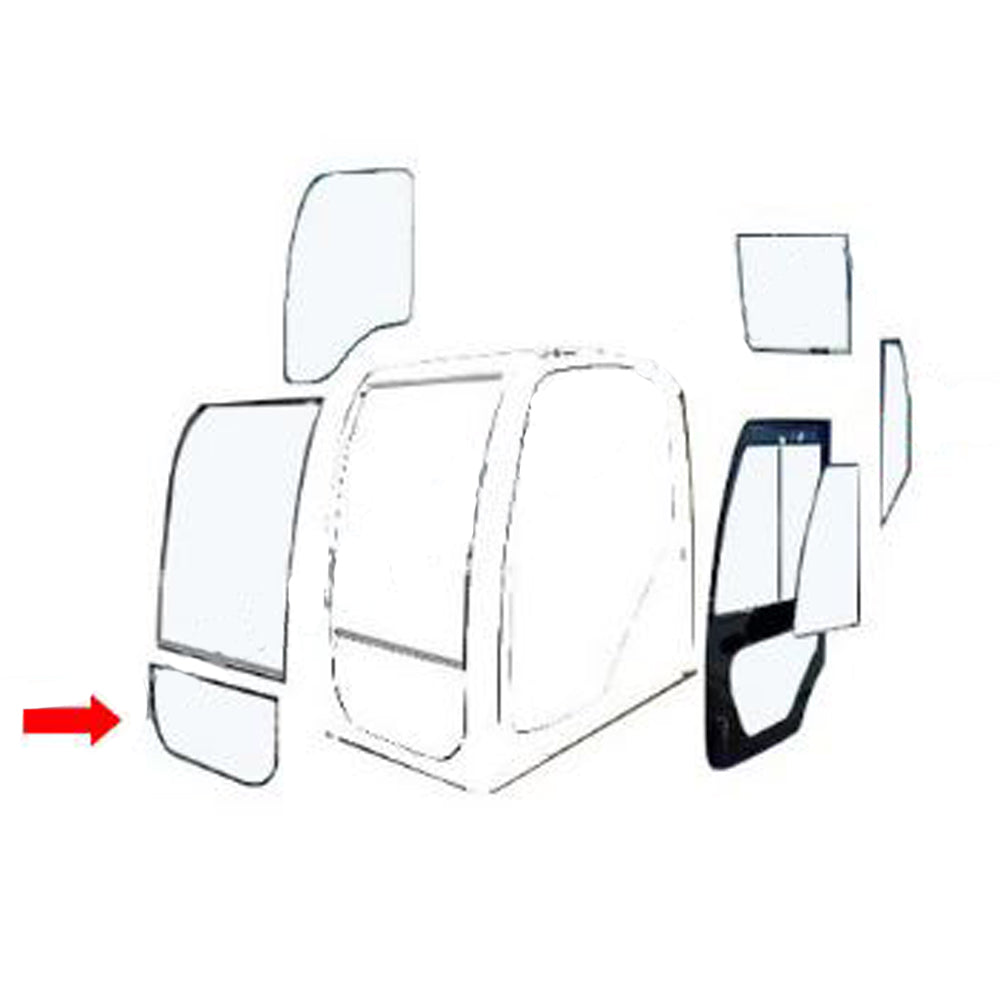 LQ02C01301S001 Front Lower Windshield Glass – Fits Kobelco