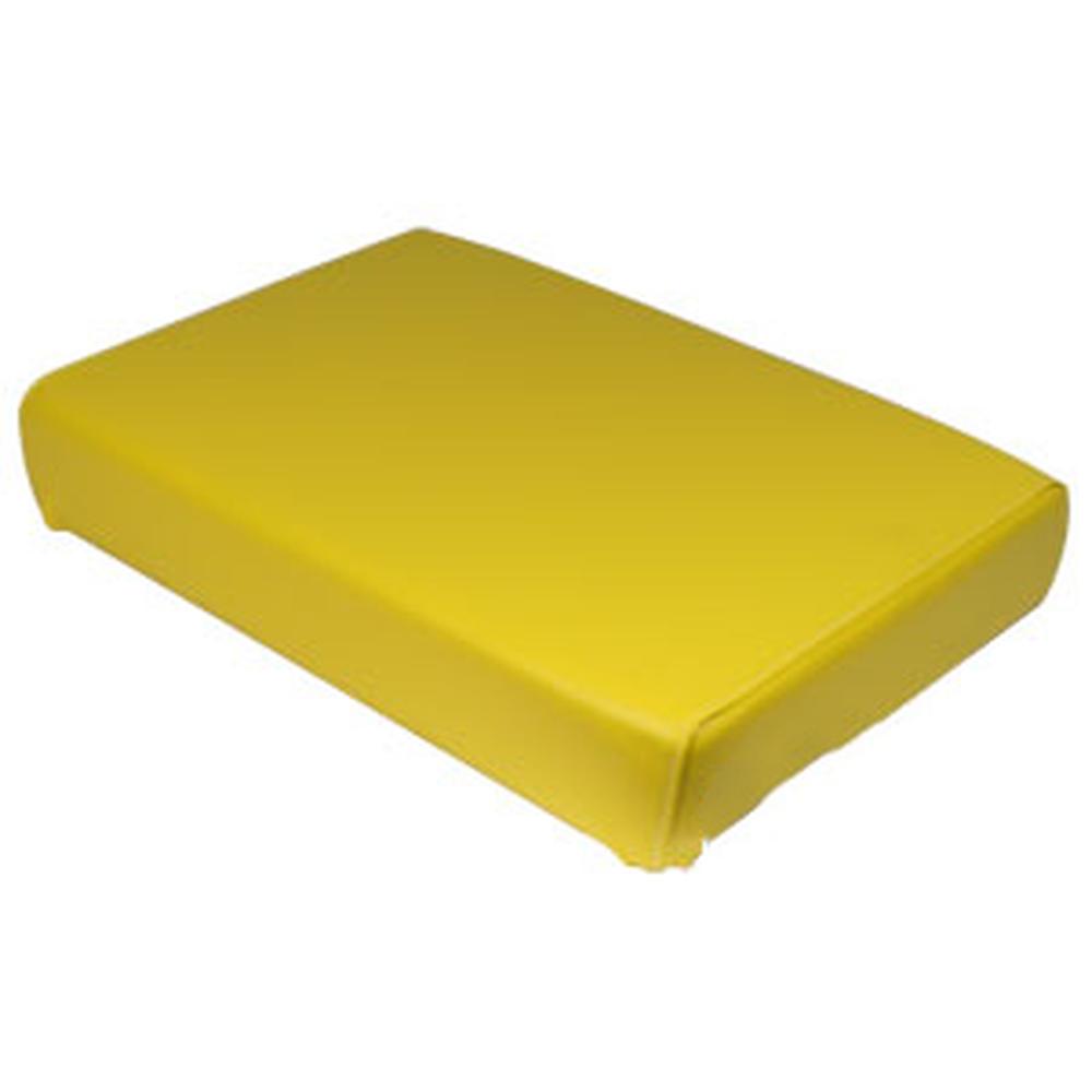 AF3270R Yellow Bottom Seat Cushion w/ Wood Base – Fits John Deere