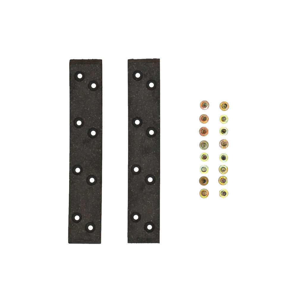 A44128 Aftermarket Brake Lining Set With Brass Rivets 430 thru 580C – Fits Case