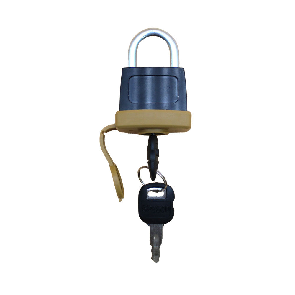246-2641 (5) Heavy Duty Weatherproof Padlocks with (2)Keys Rubber Sealed Fuel Cap Lock – Fits Caterpillar – additional image 4