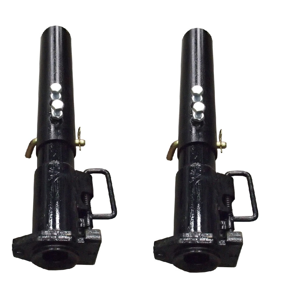 HIM30-0060 Pair 2-5/16" Ball Hitch Round Adjustable Gooseneck Trailer Couplers 25,000 lbs