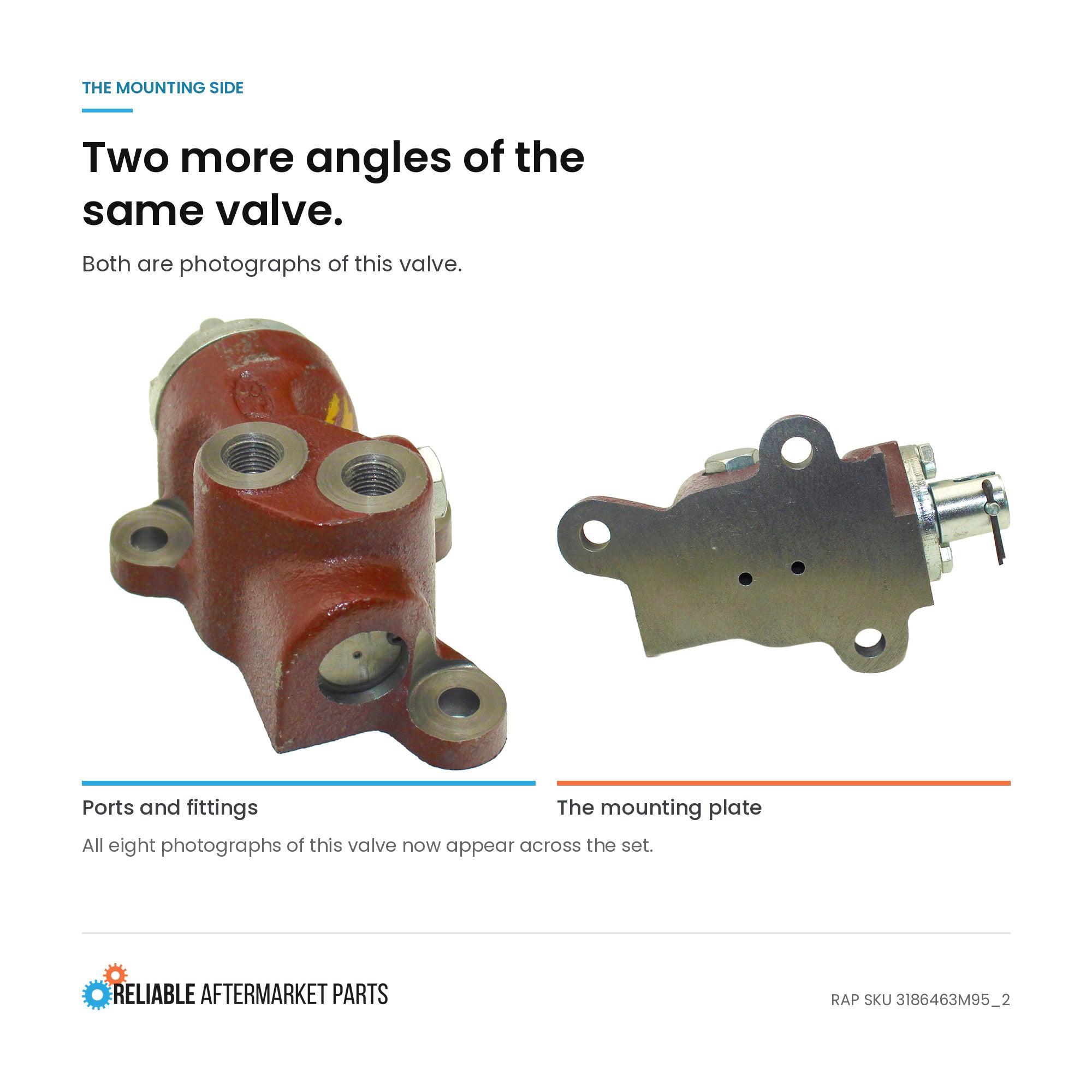 3186463M95 Power Steering Control Valve – Fits Massey Ferguson – additional image 5