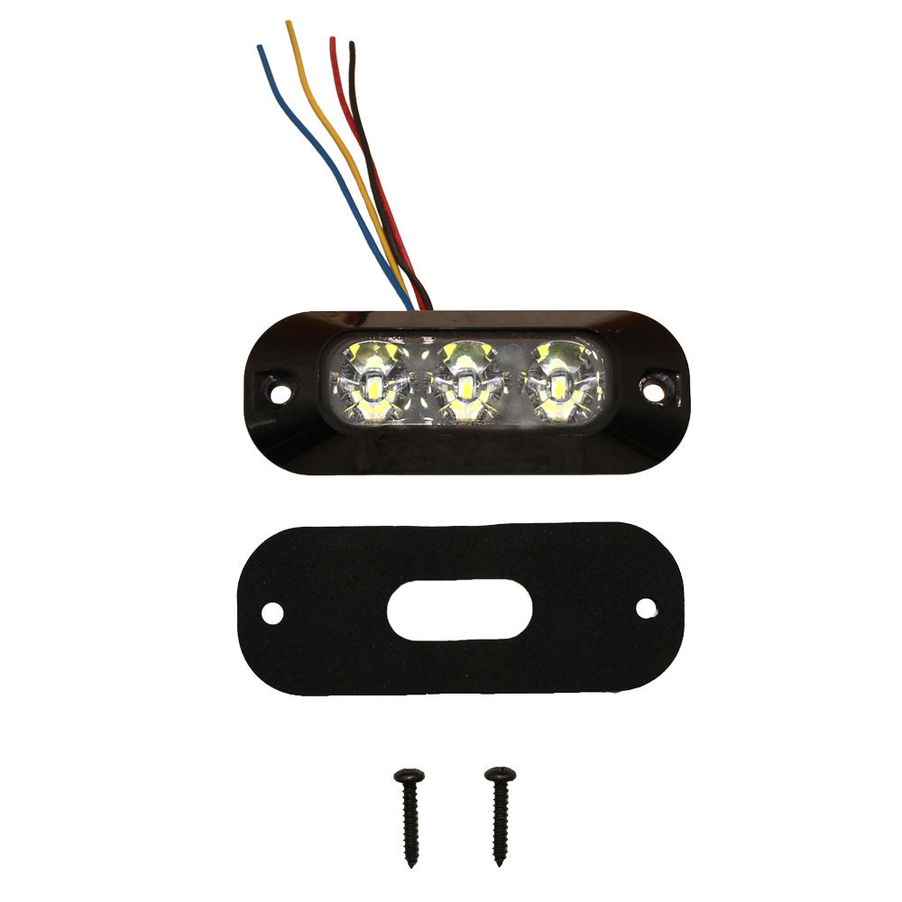 3730C Series Ecco Surface Mount LED Light Head Class II Clear 12V - 24V – Fits New Holland – additional image 3