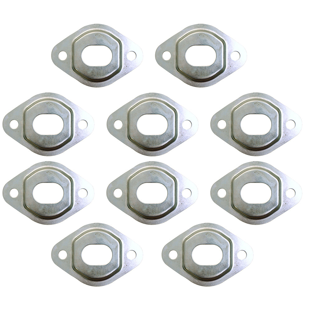 H87192 Grain Head Finger Guide Hold Down Plate Pkg of (10) – Fits John Deere
