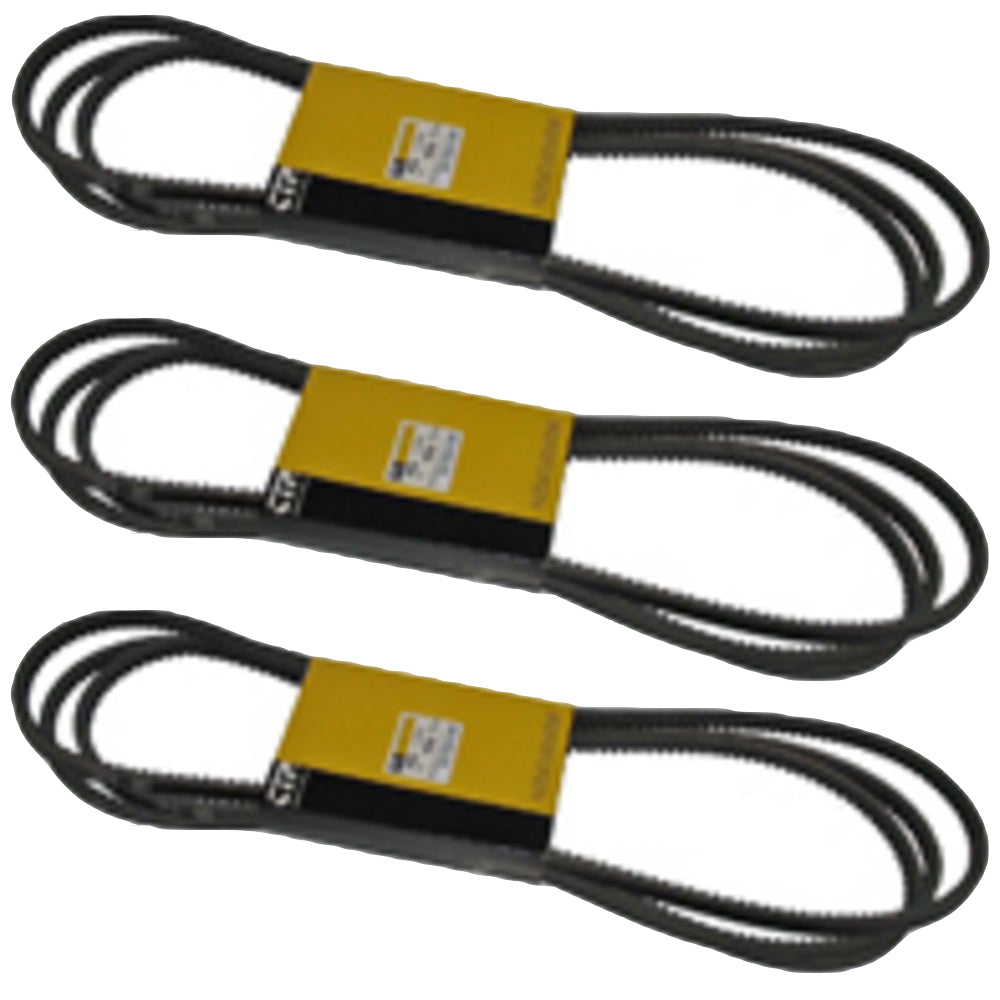 OTB40-0021 Set of 3 Cog Type V-Belts – Fits Caterpillar