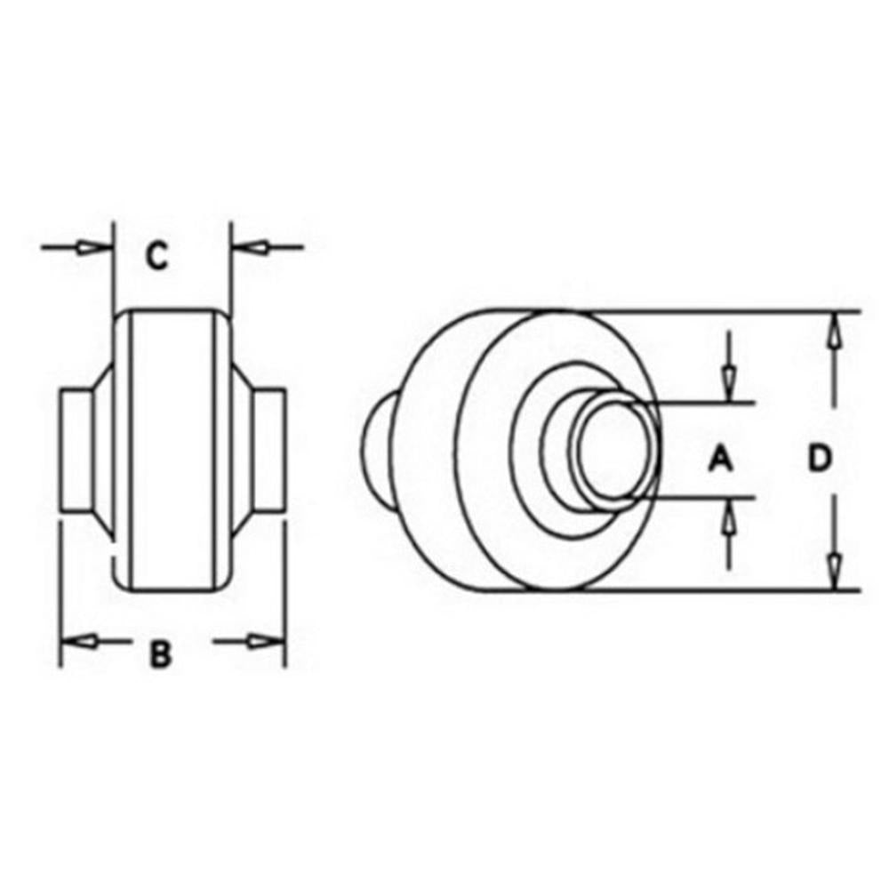 S02023100 Lift Arm Weld-on Ball (Cat. III) – Fits Caterpillar