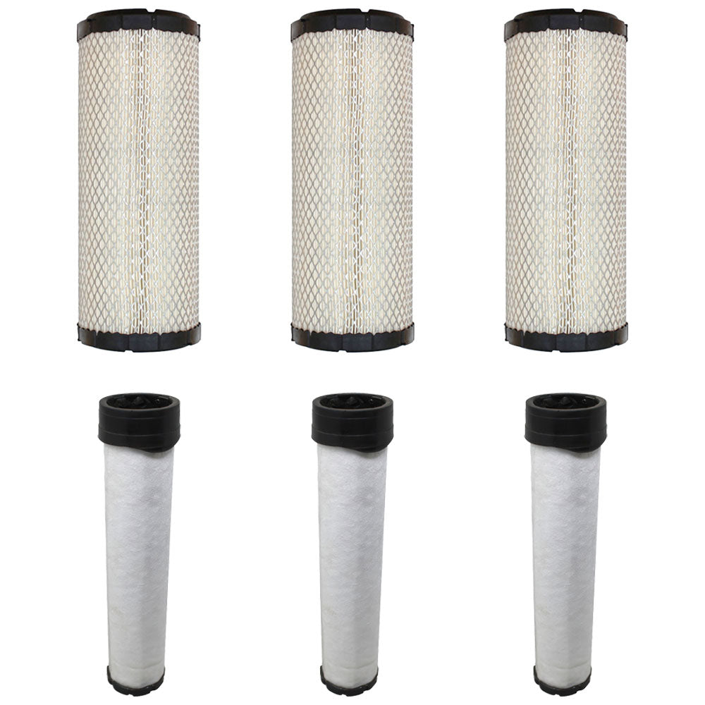 11980812520 Qty 3: Inner and Outer Air Filters – Fits Yanmar