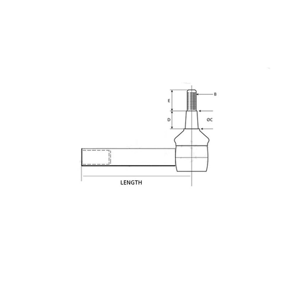 V34051700 Tie Rod End, Female Thread – additional image 3