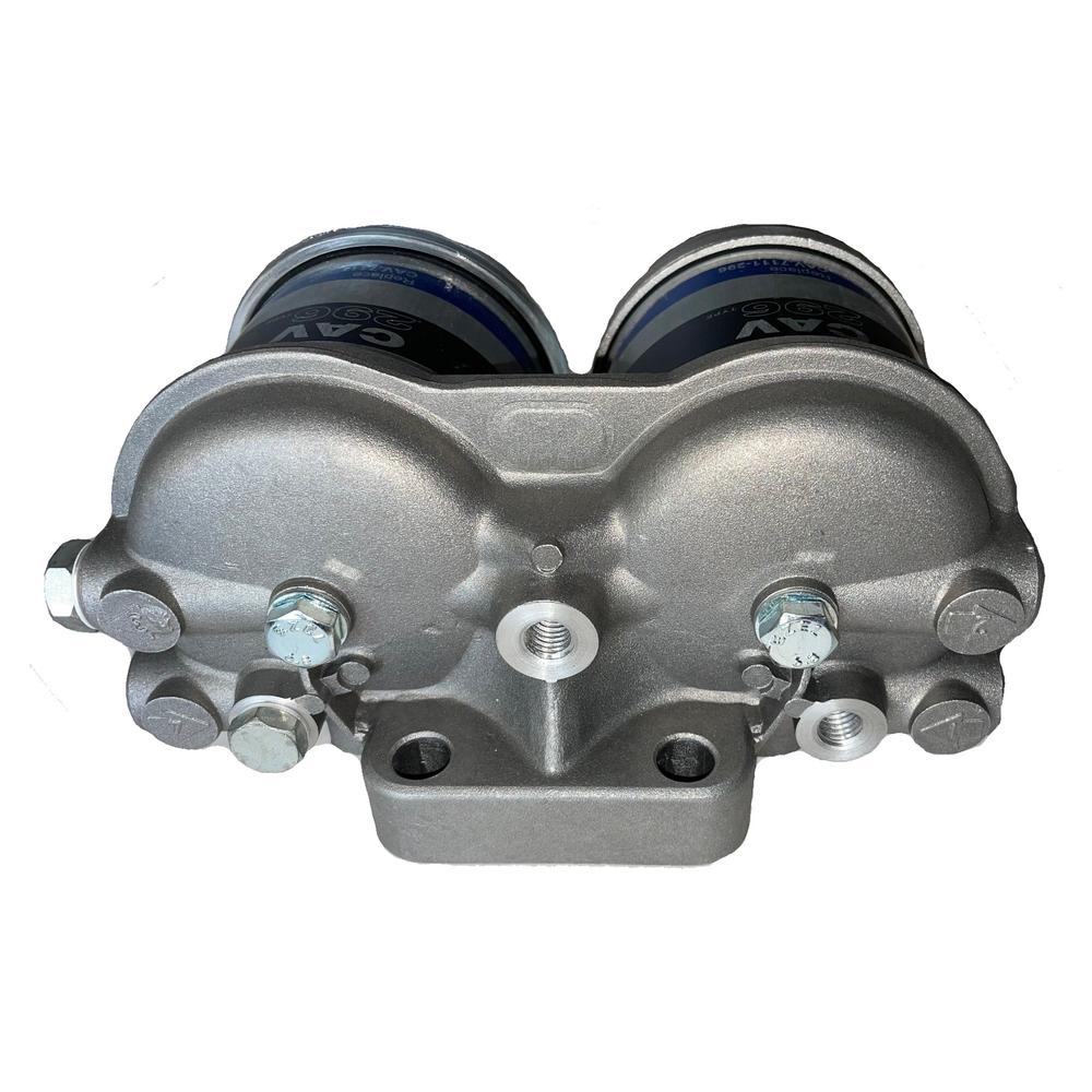 3003-3102 Diesel Fuel Filter Assembly - CAV type Double Filter 1/2" Ports – additional image 2