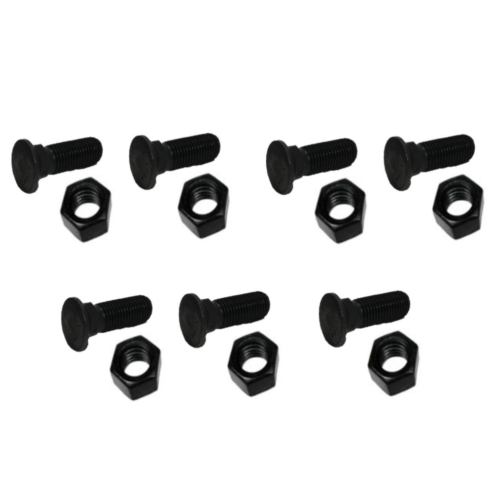 PM06705 (7) Plow Bolt & Nut for Blades Cutting Edges 5/8-11x2 1/4 Grade 8 – Fits Caterpillar