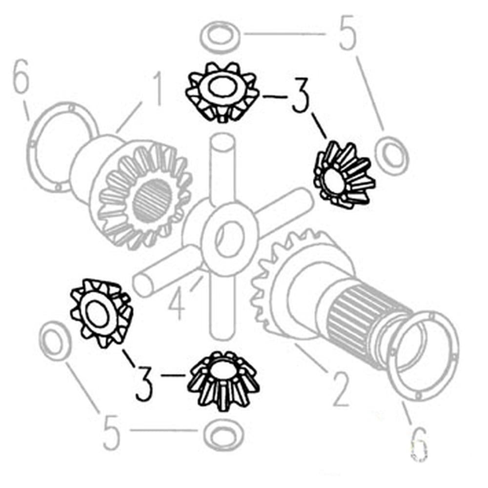 81728114 Differential Spider Gear