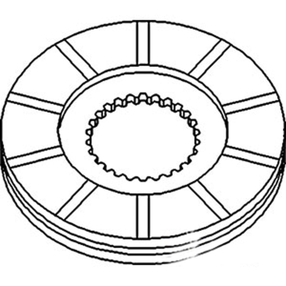 Bonded Brake Disc – Fits Oliver