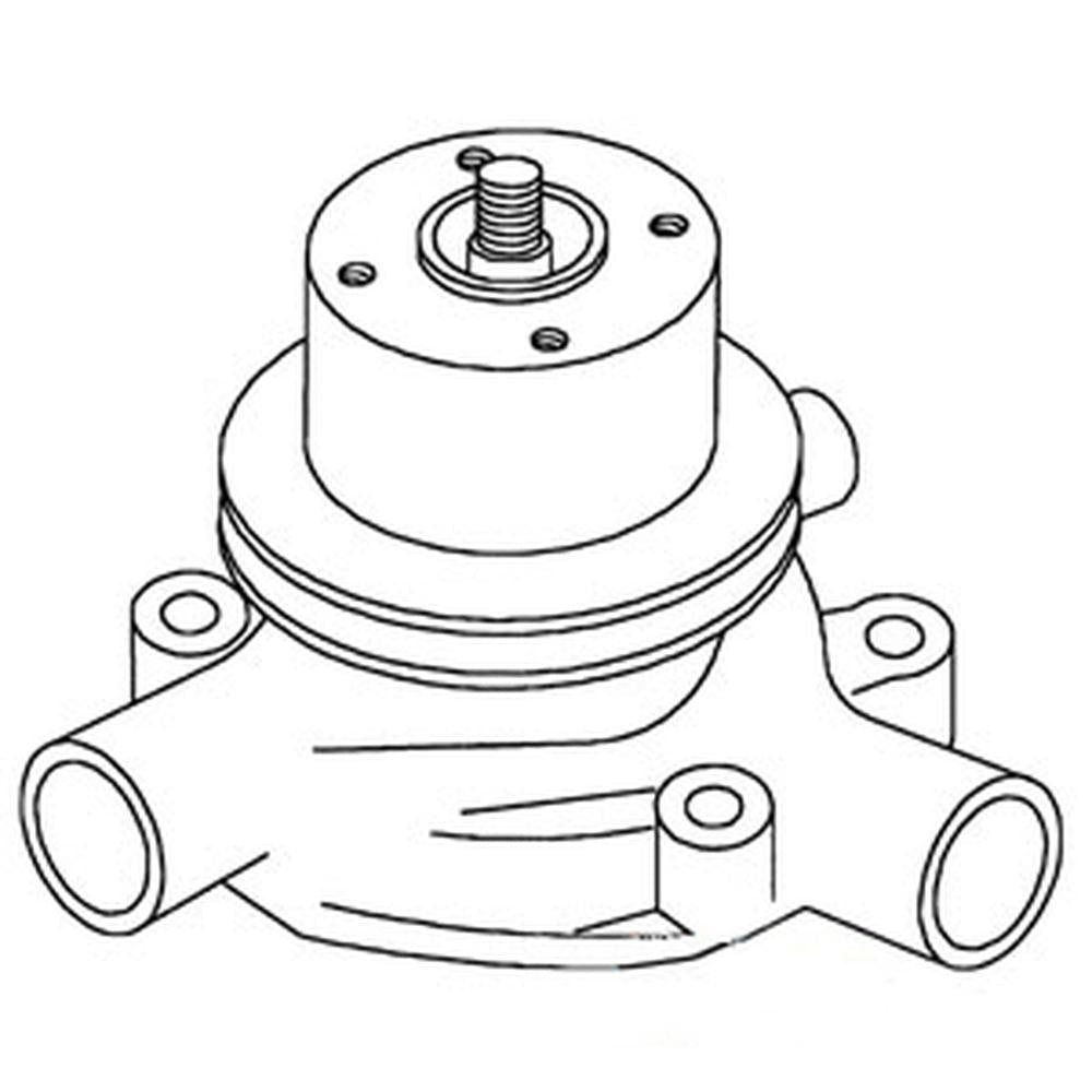 3637372M91 Water Pump with Pulley – additional image 2
