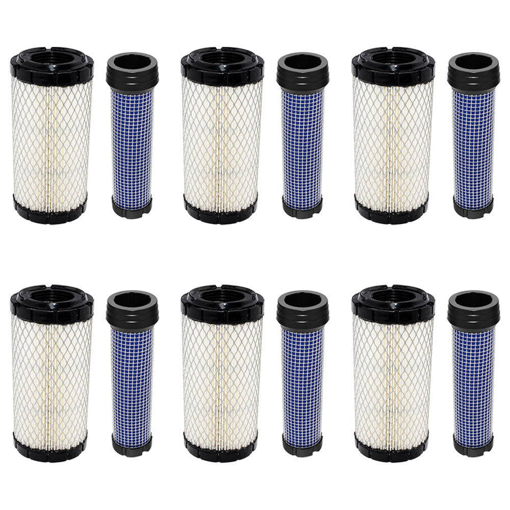 AF25550 Qty. 6: Inner & Outer Air Filter – Fits Walker
