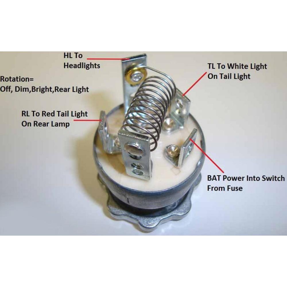 ELT20-0009 4-Position 6V Rotary Light Switch – additional image 3
