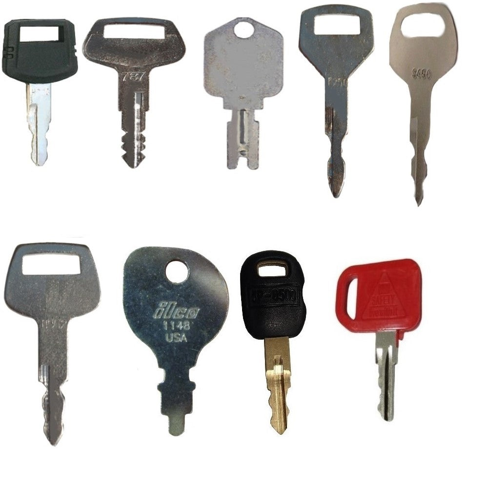 AT145929 Set of 14 Keys For Heavy Equipment / Construction Ignitions