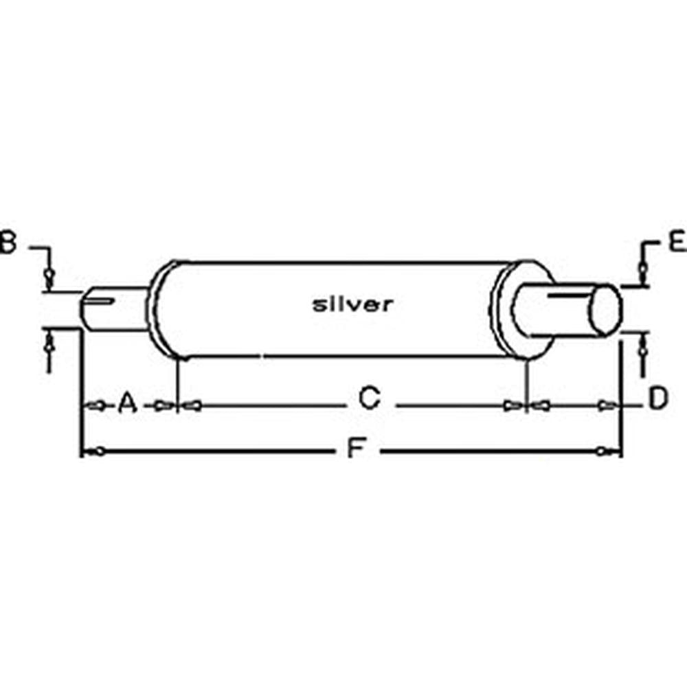 NAA5230E Muffler – Fits Ford – additional image 6