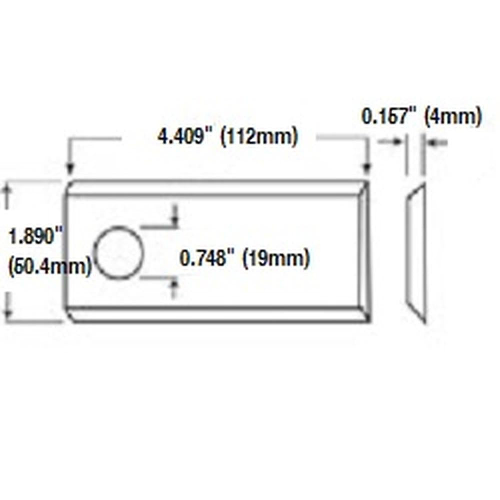 139889 RH Disc Mower Blade – additional image 3