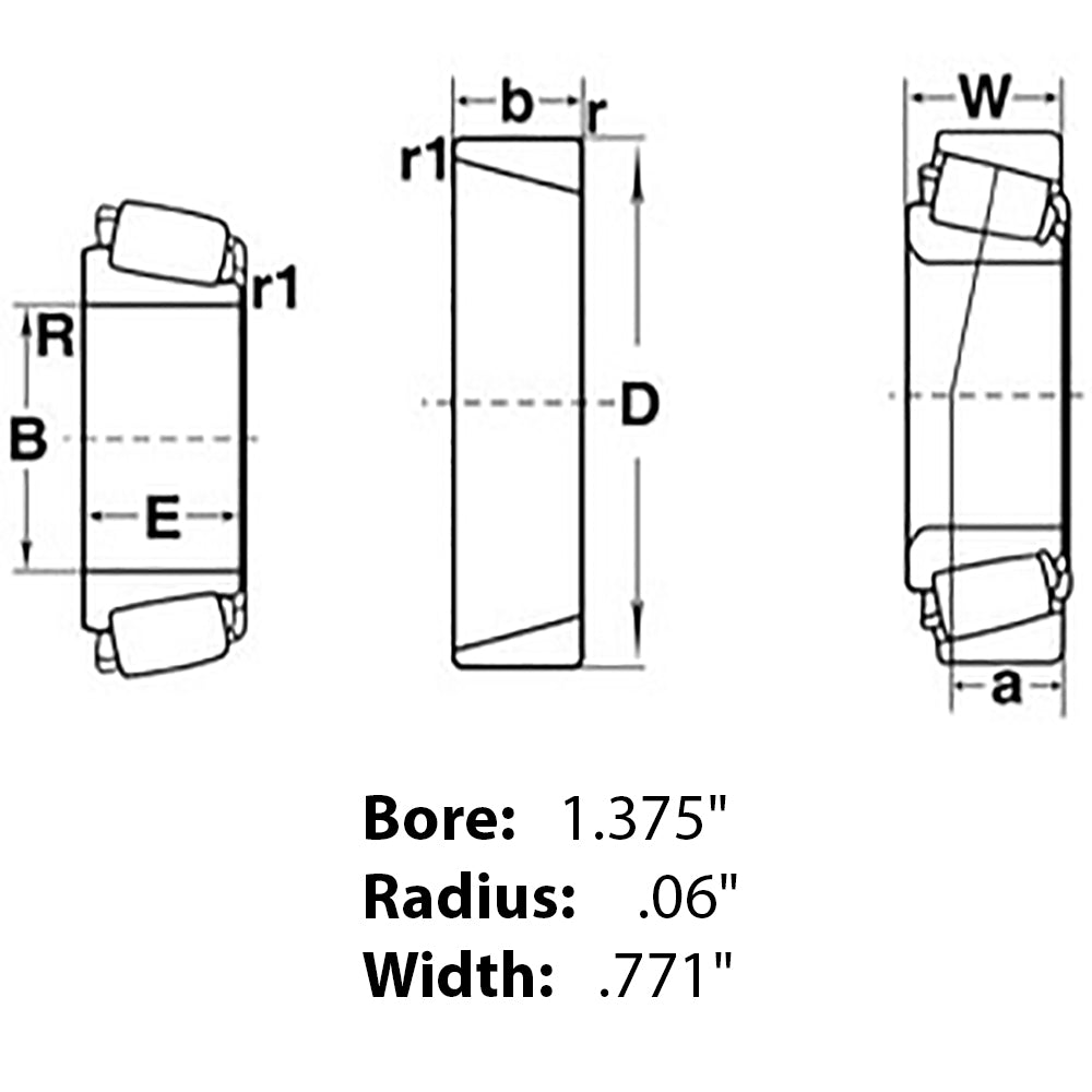 70211999 Cone Bearing – Fits Allis Chalmers