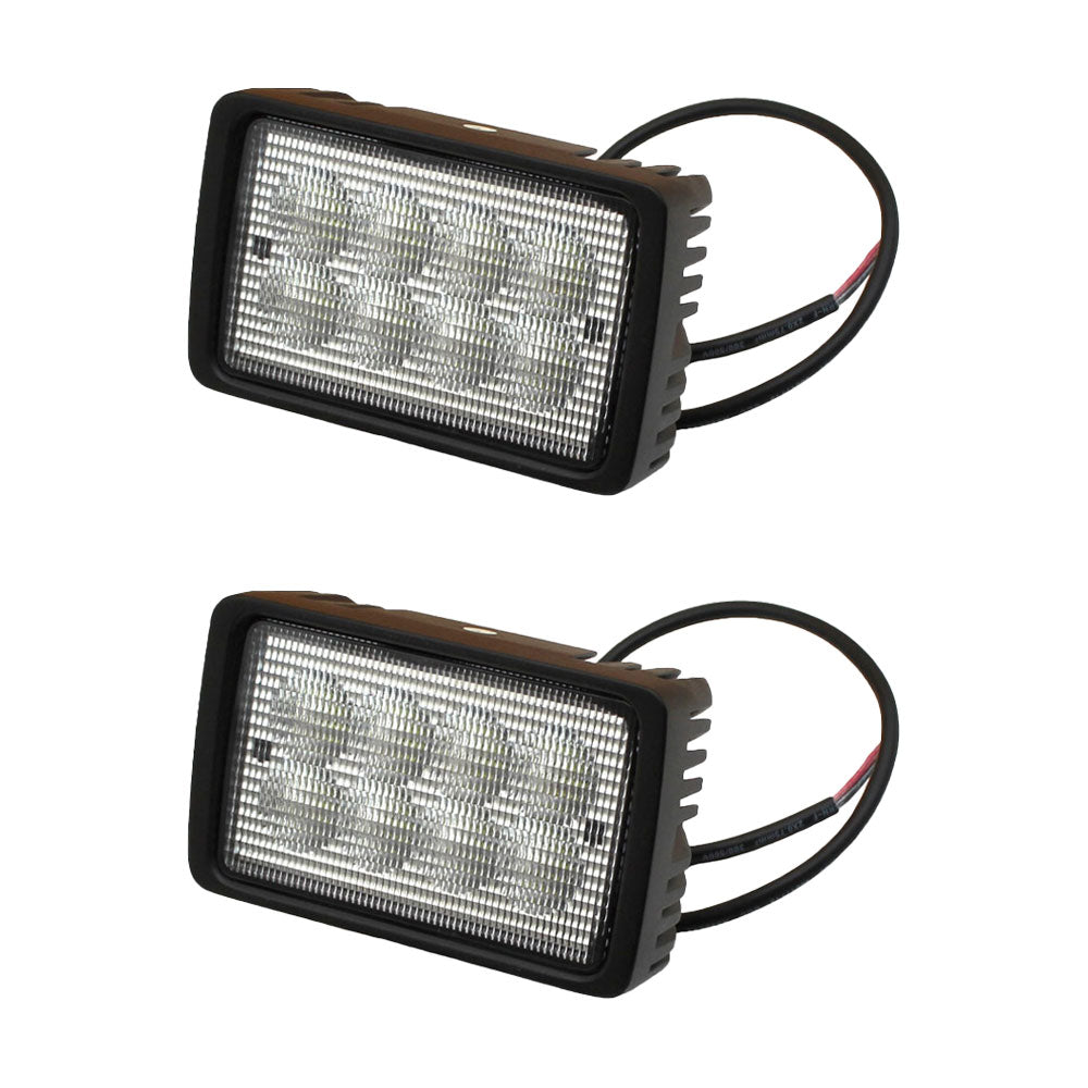 431025A1 Qty 2: Rectangle LED Flood Work Lamp – Fits Ford