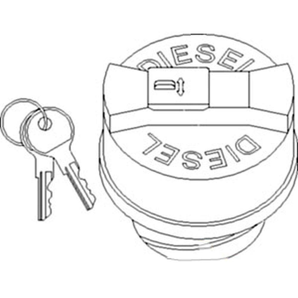 AL113087 Lockable Fuel Cap – Fits John Deere – additional image 3