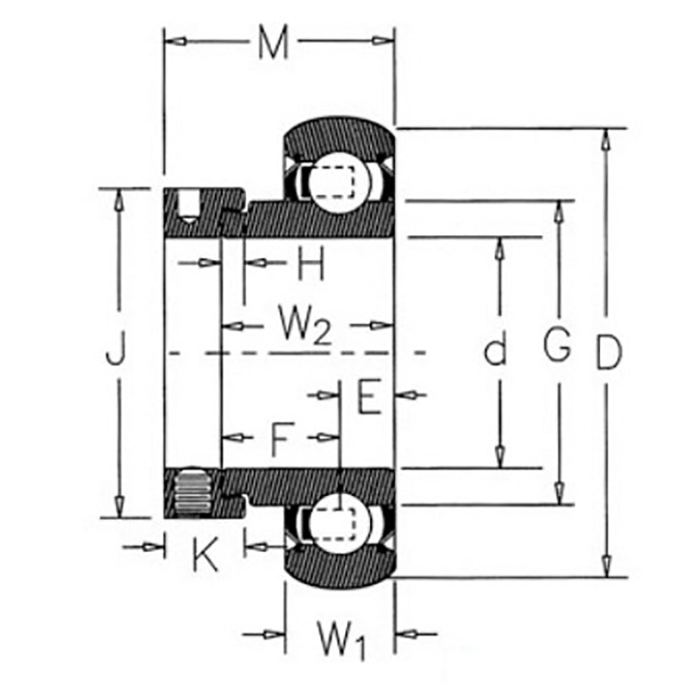 050757 Spherical Ball Bearing – Fits Hesston – additional image 3