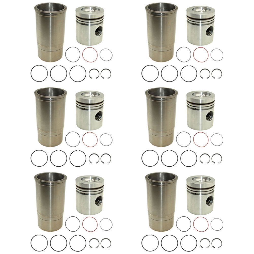 RE23173 (6) Early Piston Liner Kits 4.250" Bore – Fits John Deere