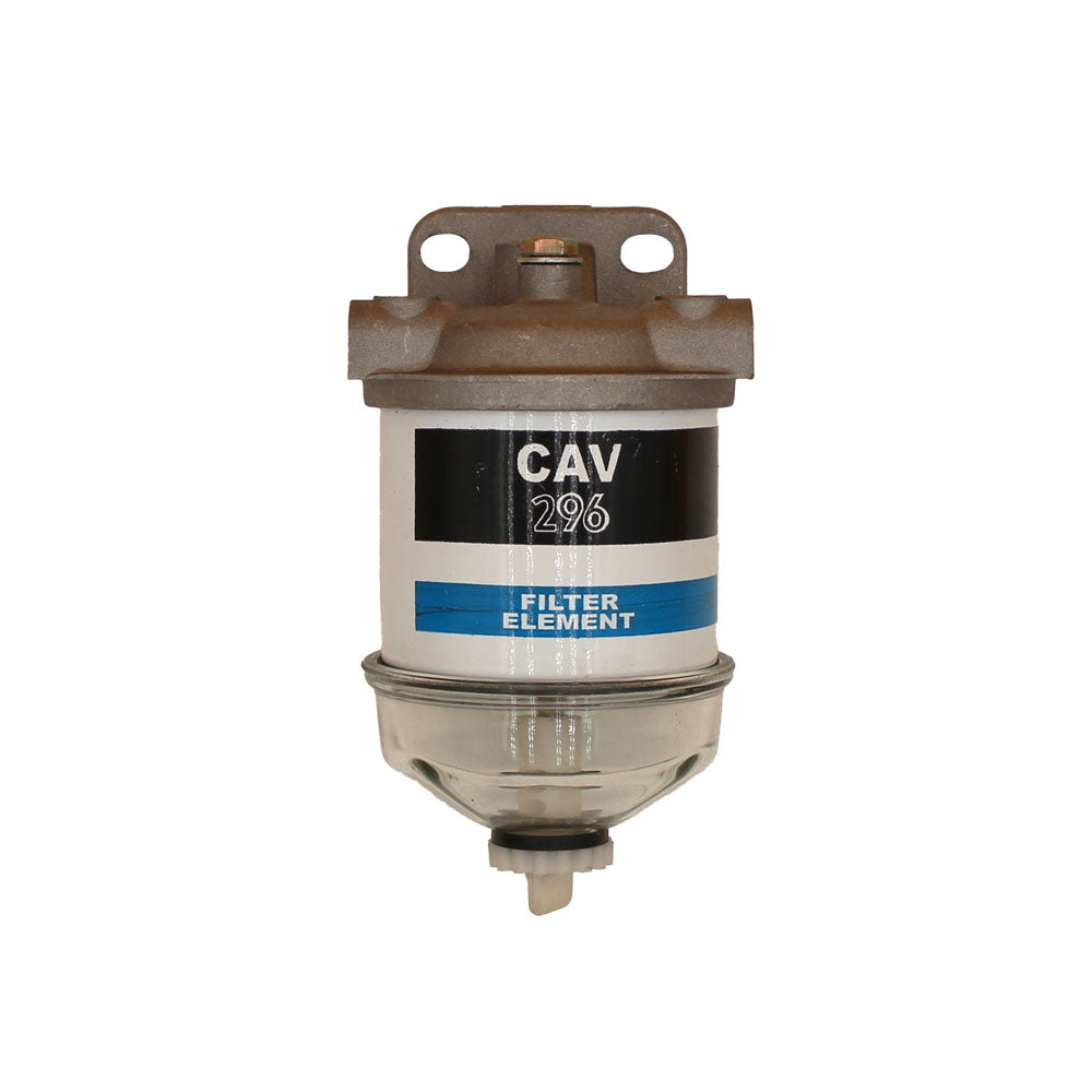 1446017M91 Filter Assembly CAV Style glass bowl for Tractor - Ports are 1/2" x 20 pitch