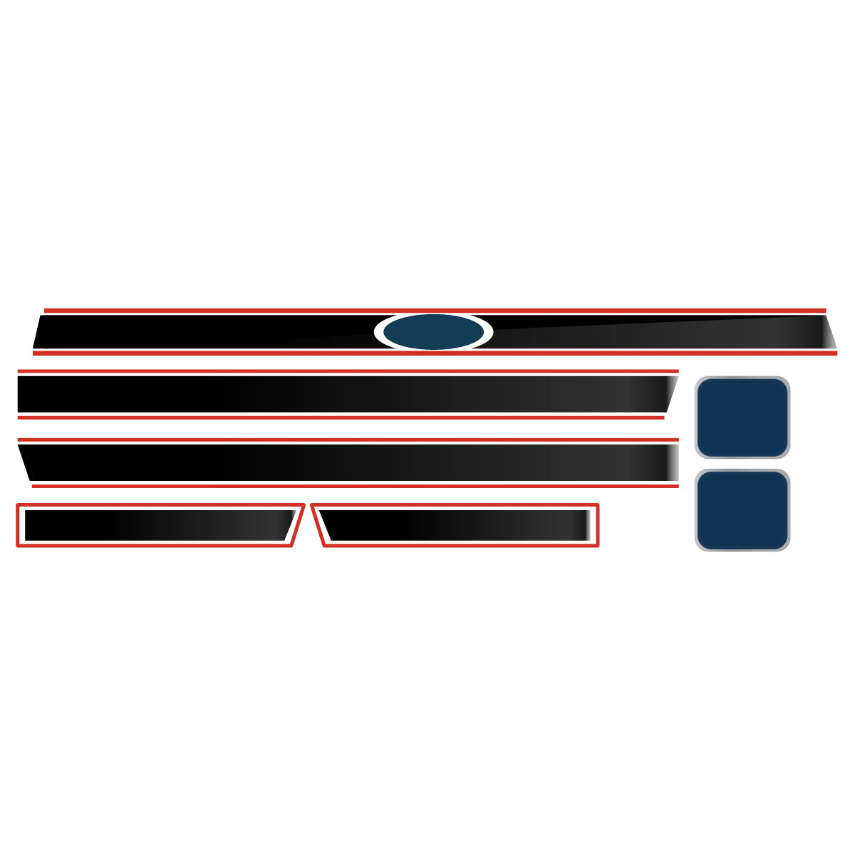 83952740 Hood Decal Set