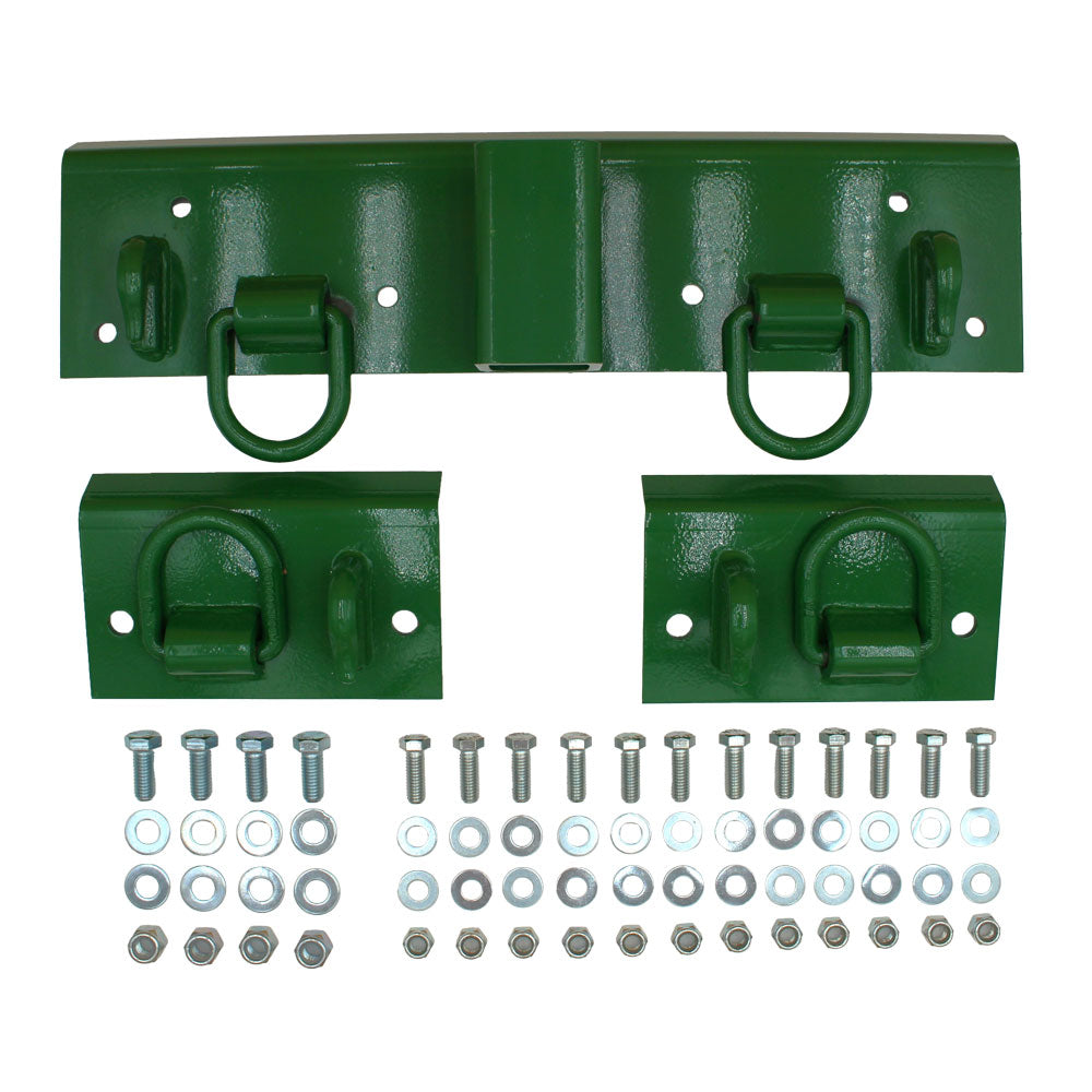GG.00590 Grab Hooks 4 D-Rings and 2" Receiver – Fits John Deere