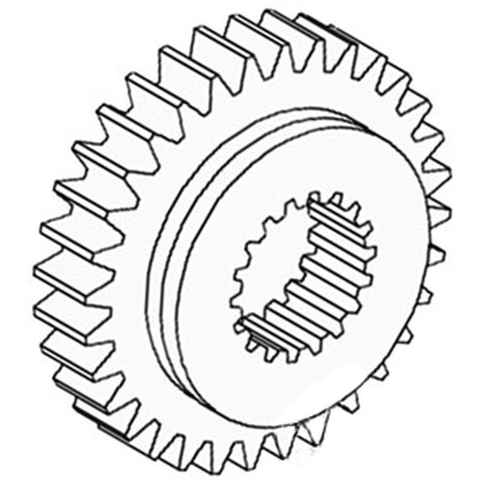 1868010M1 4th Transmission Countershaft Pinion Gear – Fits Massey Ferguson – additional image 2