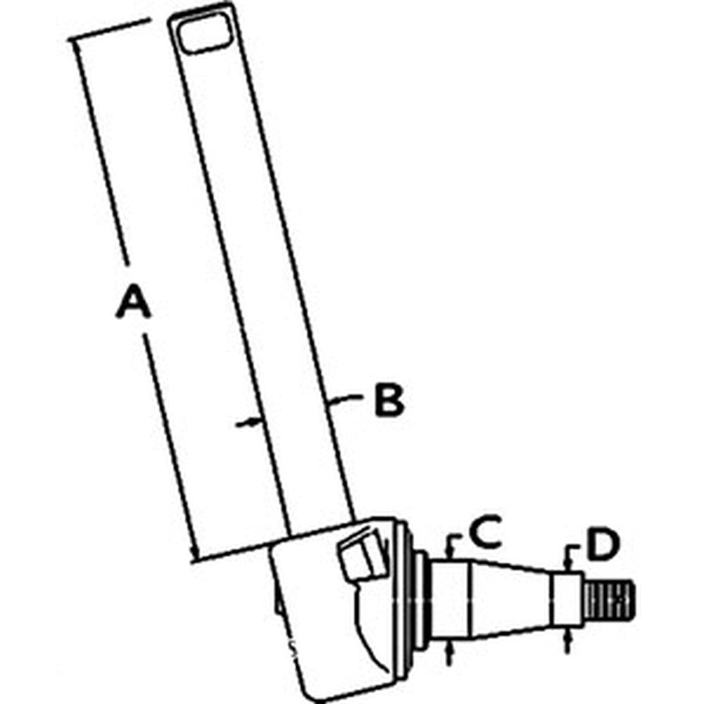 532966M92 Universal Spindle – Fits Massey Ferguson
