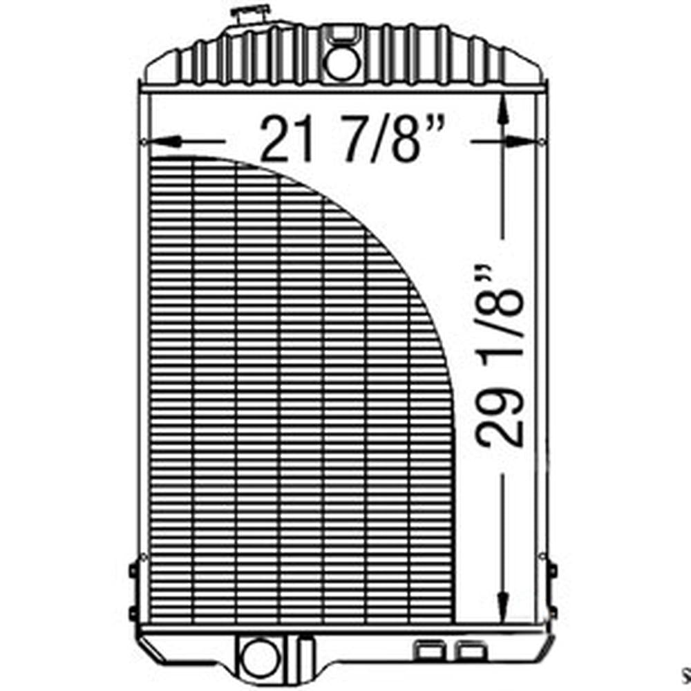 RE21893 Tractor Radiator – Fits John Deere – additional image 4