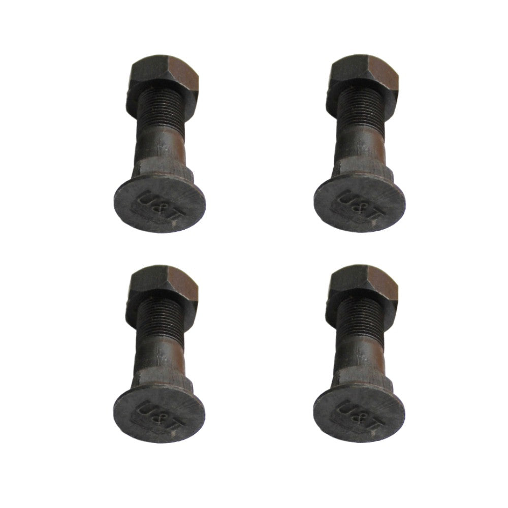 826/00303 Four Aftermarket Tooth Point Plough Bolts & Nuts – Fits JCB