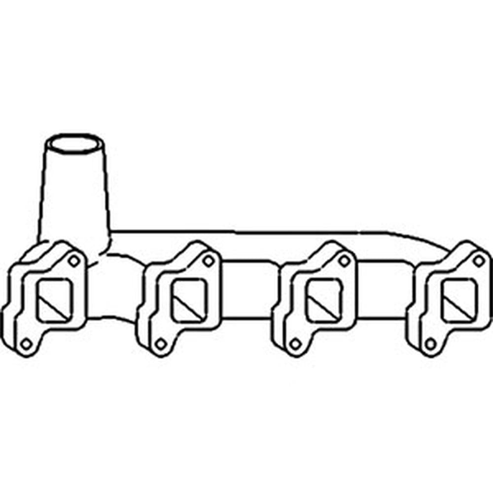 81806040 Exhaust Manifold – Fits Ford / New Holland – additional image 2