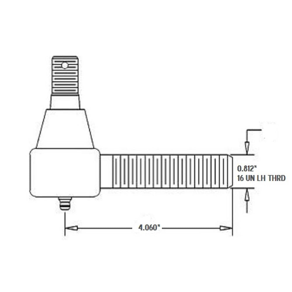 379326R91 Tie Rod End – Fits Case – additional image 2