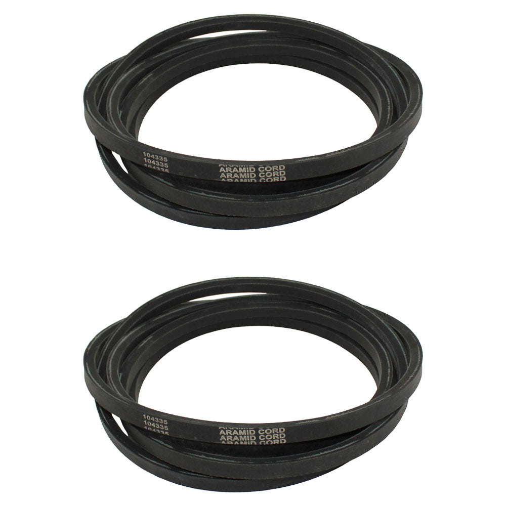 104335 Qty. 2: Deck Belts – Fits Yazoo / Kees – additional image 2