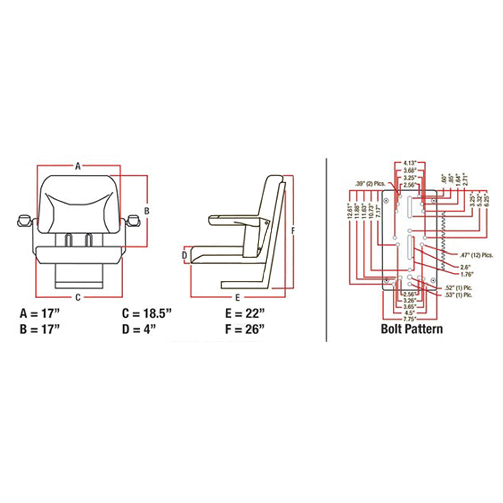 716927 Tractor Seat Suspension Slide Track – Fits John Deere – additional image 4