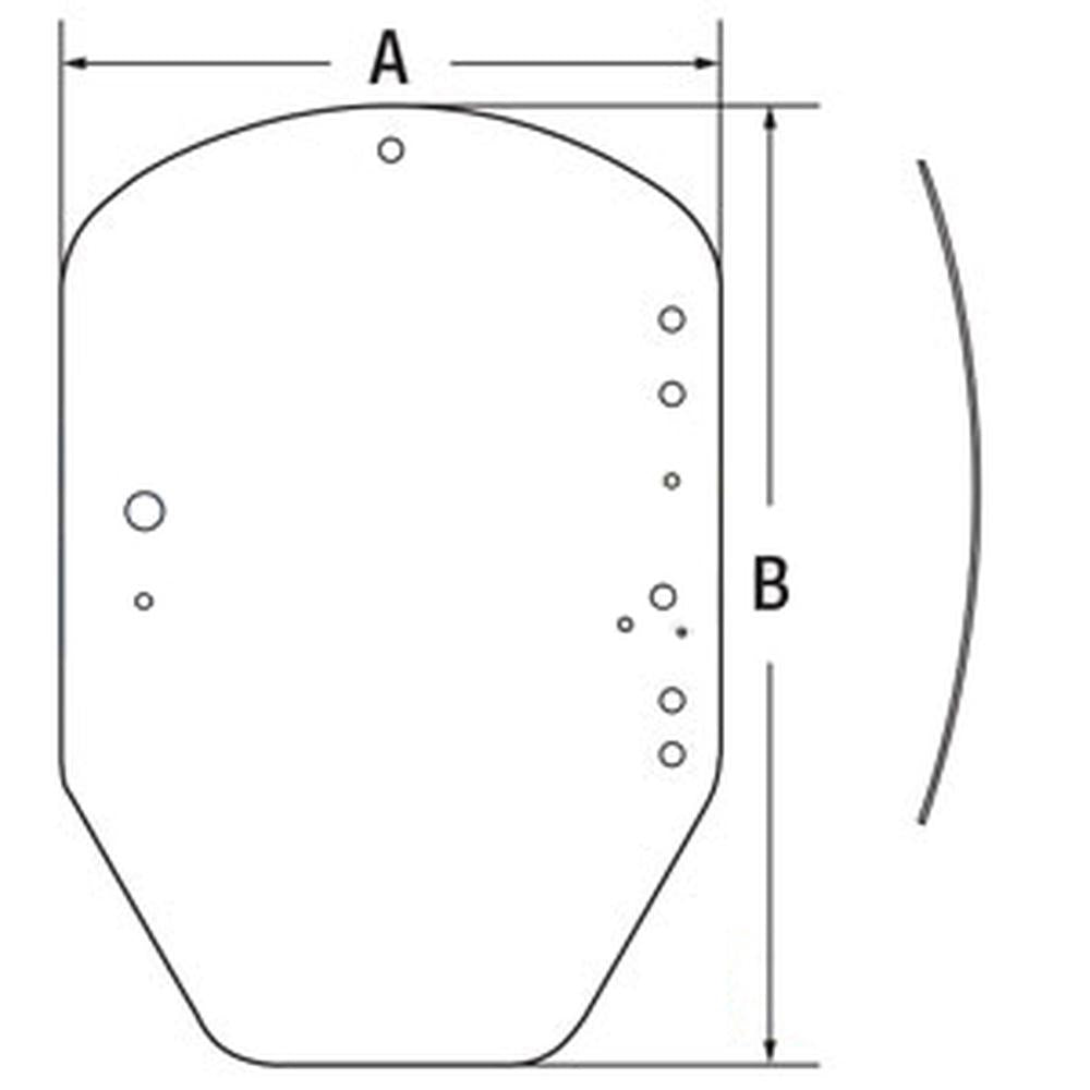 Front Windshield Glass – Fits John Deere – additional image 2