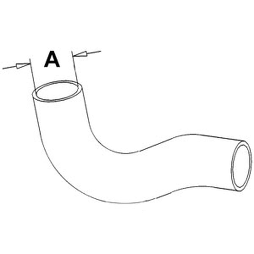 772165M3-A Top Radiator Hose – Fits Massey Ferguson
