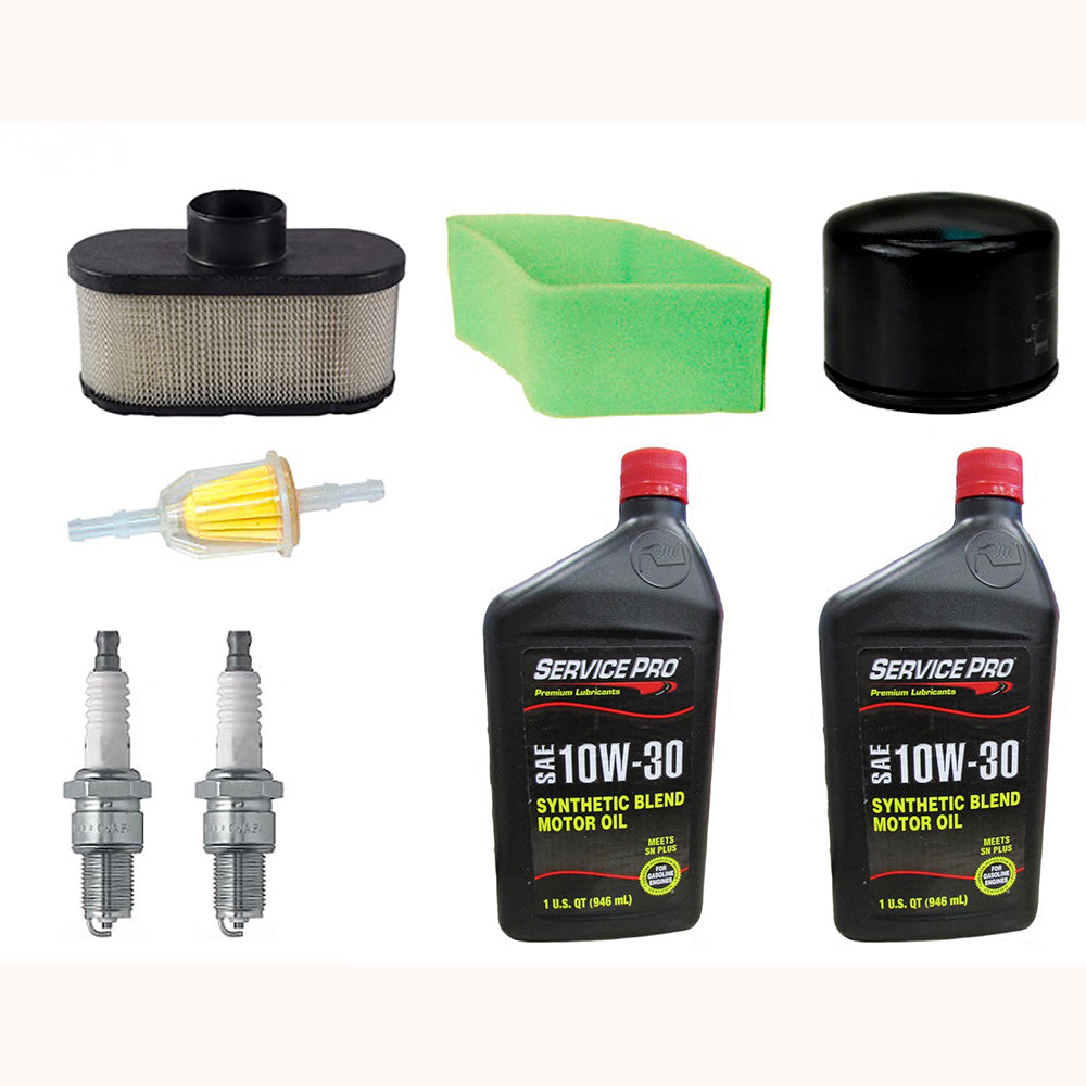 BF833K2 Filters w/ Spark Plugs & Oil – Fits John Deere