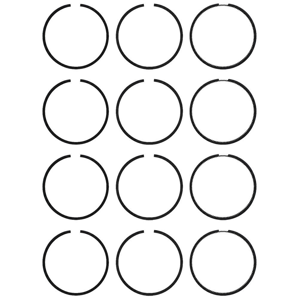 87801095 (4) Standard Piston Ring Sets – Fits Ford / New Holland
