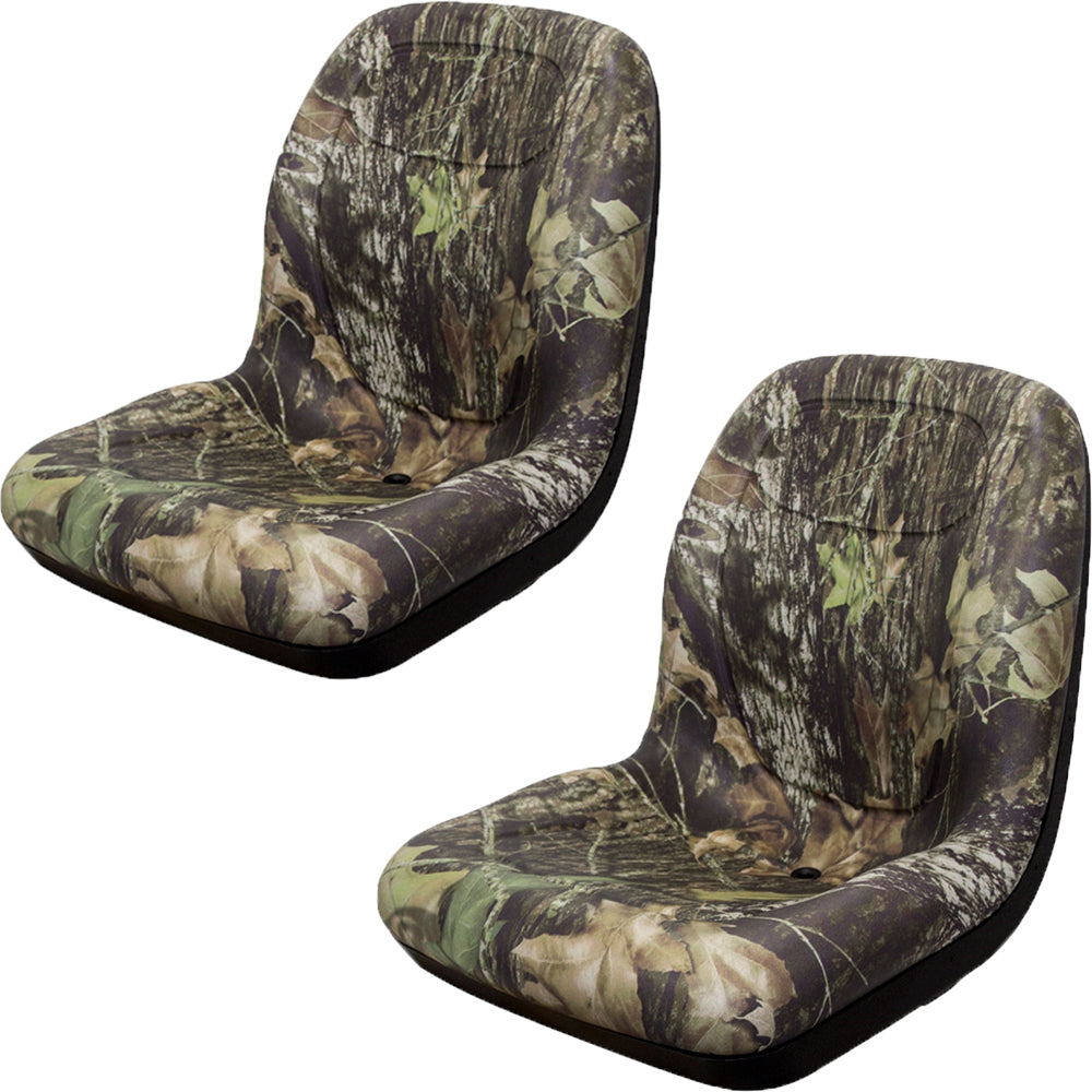 AM107759 (2) Camo High Back Seats – Fits John Deere